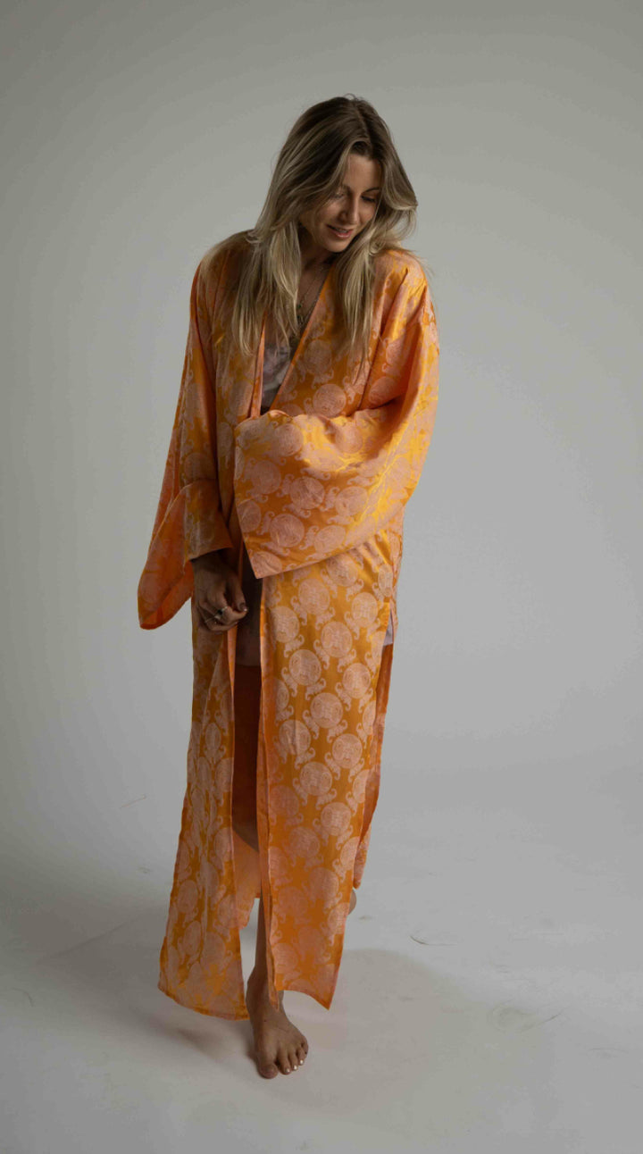 Unisex Imperial Long Kimono (Sunrise)