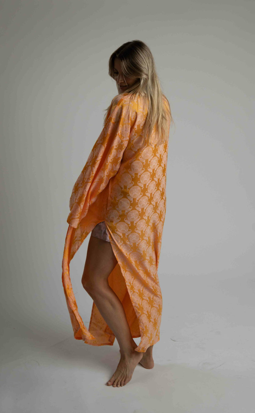 Unisex Imperial Long Kimono (Sunrise)