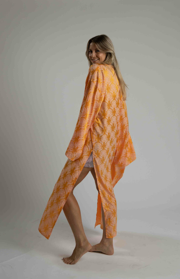 Unisex Imperial Long Kimono (Sunrise)