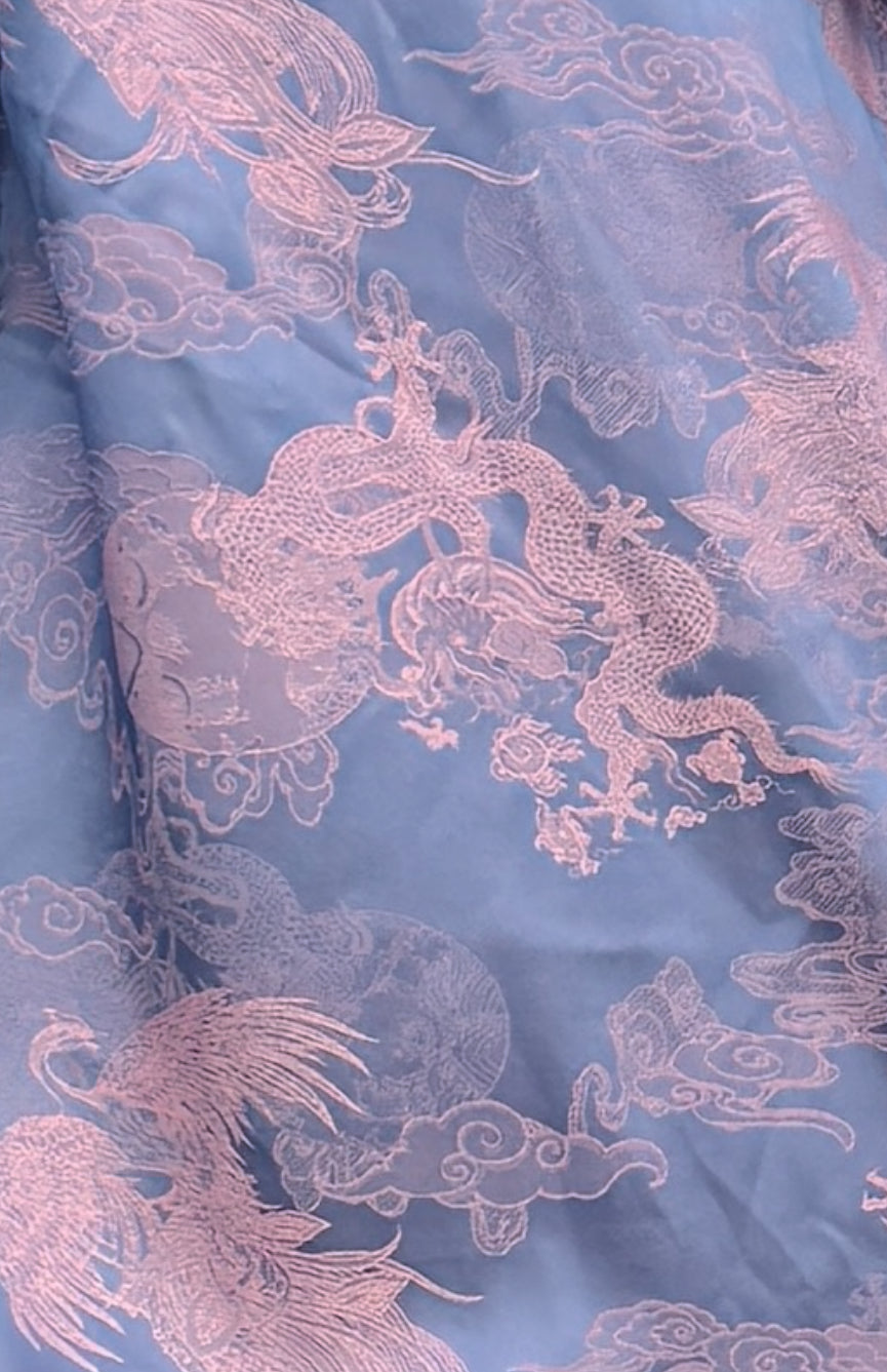 Dancing Dragon Drawstring Elastic Pants