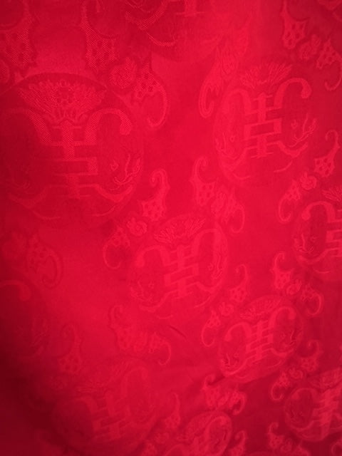 Sydney Silk Duster in Imperial Red